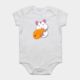 Hamster & Taiyaki Baby Bodysuit